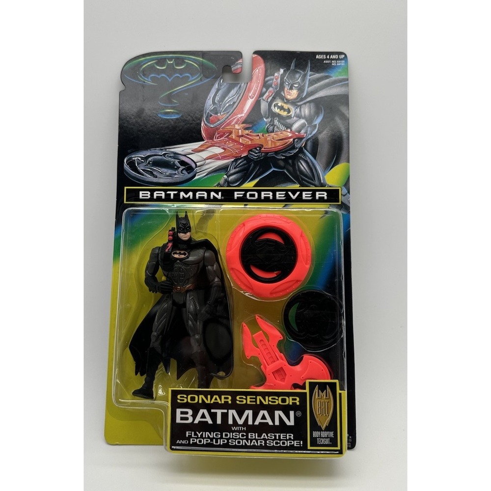 1995 KENNER BATMAN FOREVER SONAR SENSOR BATMAN ACTION FIGURE 64151 NEW
